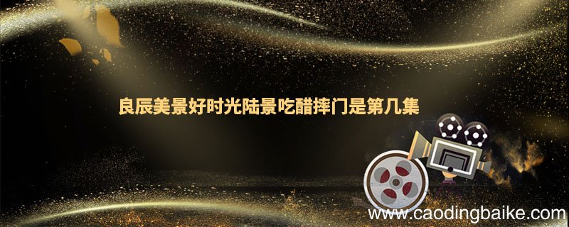 良辰美景好时光陆景吃醋摔门是第几集 《良辰美景好时光》剧情简介