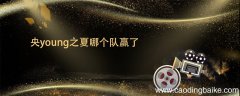 央young之夏哪个队赢了 央young之夏介绍