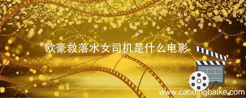 欧豪救落水女司机是什么电影 欧豪下水救人电影