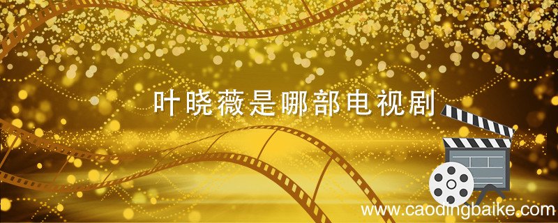 叶晓薇是哪部电视剧 叶晓薇是什么电视剧