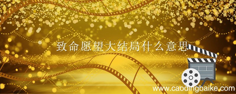 致命愿望大结局什么意思 致命愿望的剧情是什么