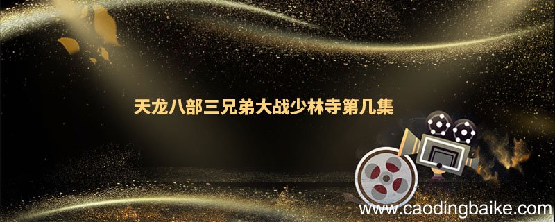 天龙八部三兄弟大战少林寺第几集 天龙八部少林寺大战是哪一集