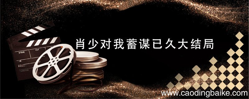 肖少对我蓄谋已久电视剧大结局 肖少对我蓄谋已久电视剧大结局是