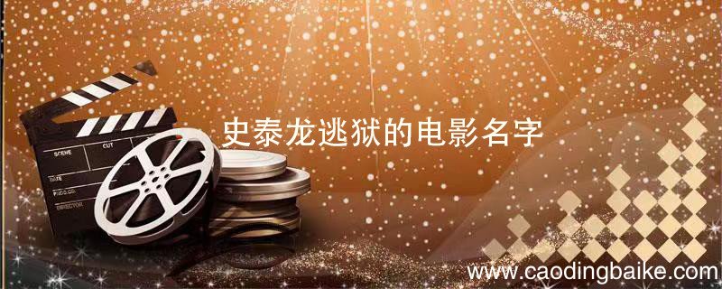史泰龙逃狱的电影名字 史泰龙主演越狱电影