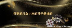 乔家的儿女小末的孩子是谁的 乔家的儿女小末的孩子是哪个的