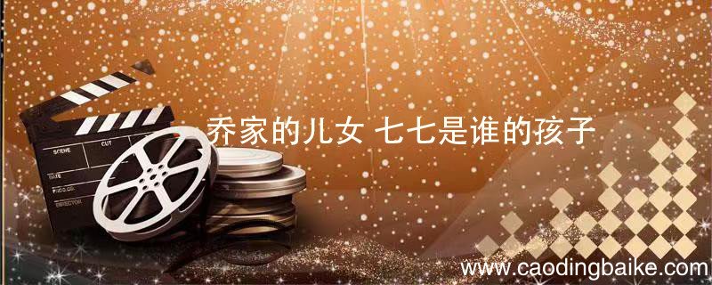 乔家的儿女七七是谁的孩子 乔家的儿女乔七七简介