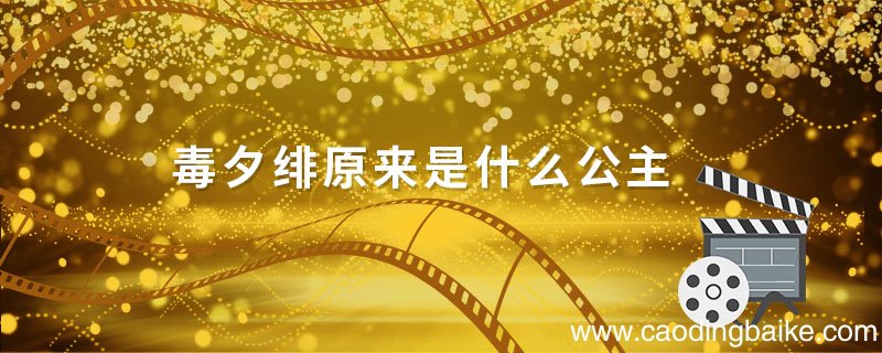 毒夕绯原来是什么公主 毒夕绯以前叫什么名字