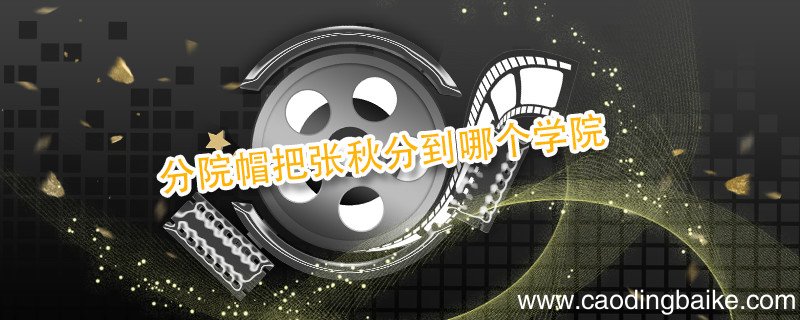 分院帽把张秋分到哪个学院 分院帽把张秋分到了哪