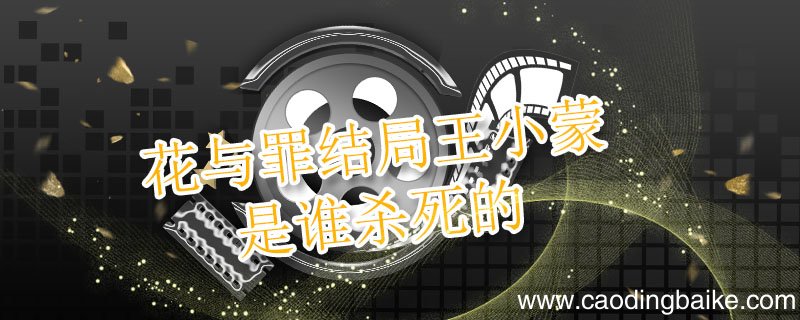 花与罪结局王小蒙是谁杀死的 花与罪结局王小蒙是因为什么死的
