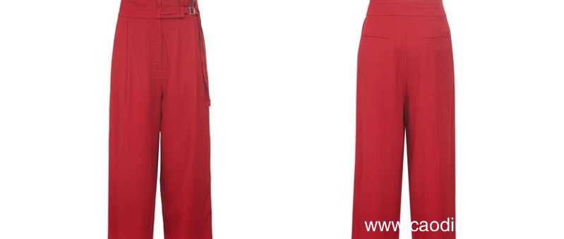 红色裤子配什么颜色上衣 红色裤子怎么搭配衣服