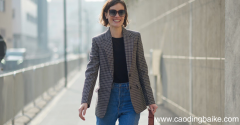 格纹西装外套如何搭配 格纹西装外套怎么穿搭