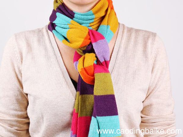 领带式围巾系法 围巾系法有哪些