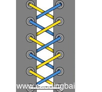 马丁靴鞋带尾部系法 马丁靴鞋带尾部怎么系