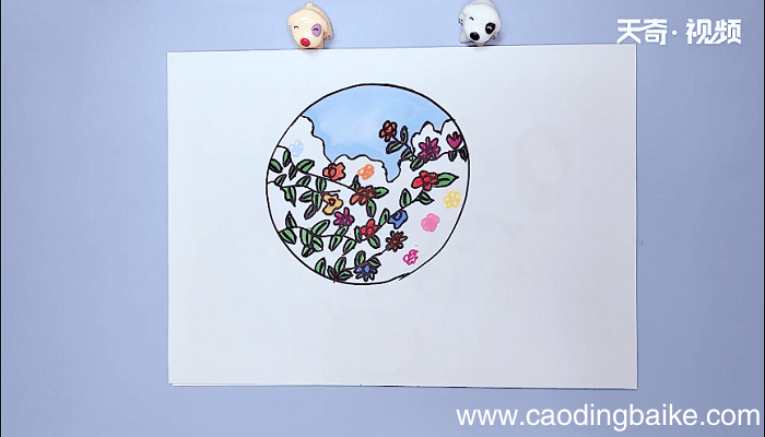 春暖花开的简笔画 春暖花开的简笔画怎么画