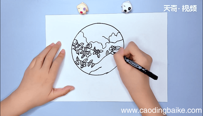 春暖花开的简笔画 春暖花开的简笔画怎么画