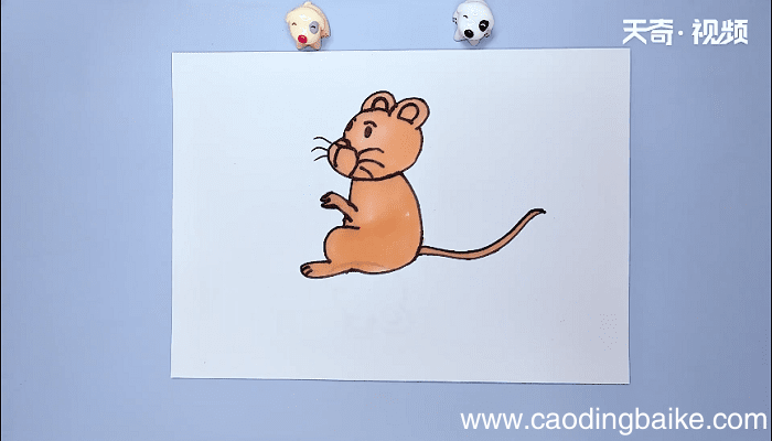QQ老鼠可爱简笔画 QQ老鼠可爱简笔画怎么画