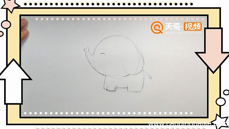 大象简笔画