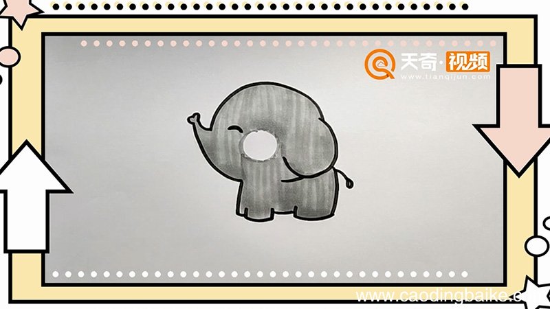 大象简笔画