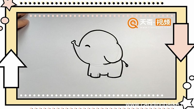 大象简笔画