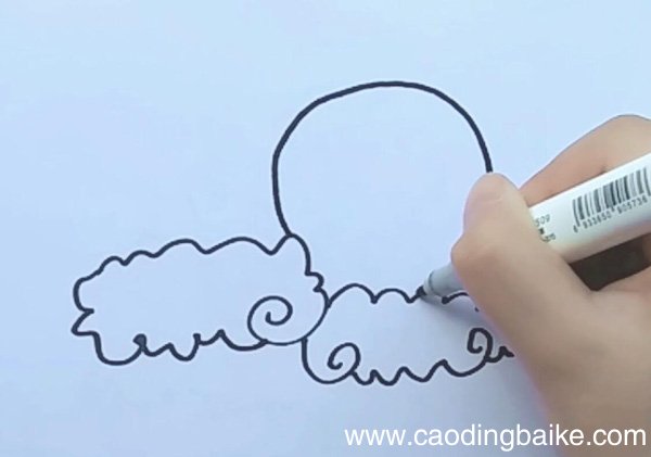 太阳的简笔画