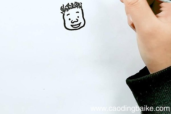 幽灵男生简笔画 幽灵男生的画法