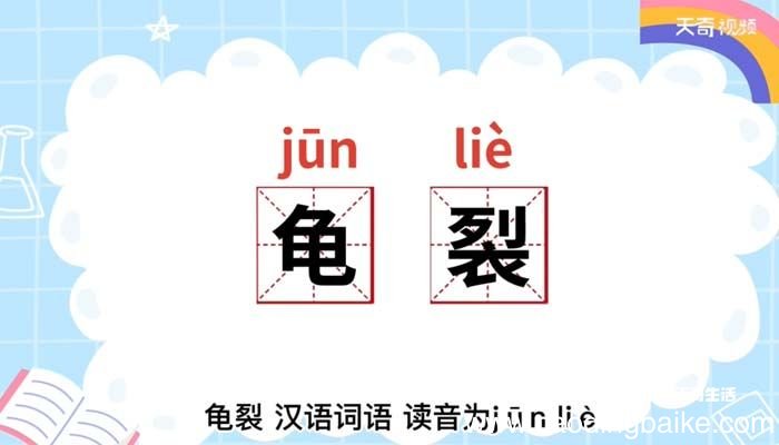 龟裂的意思 龟裂什么意思