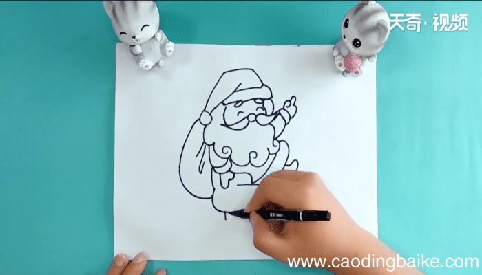 爷爷的礼物简笔画 爷爷的礼物简笔画报