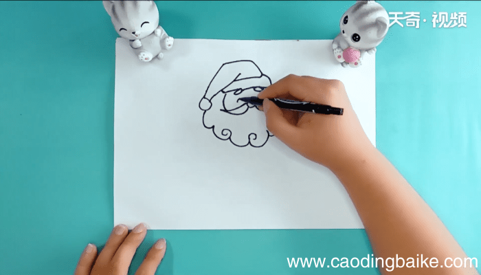 爷爷的礼物简笔画 爷爷的礼物简笔画报