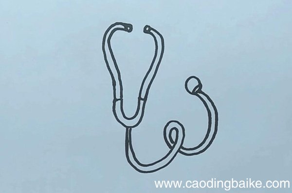 听诊器简笔画