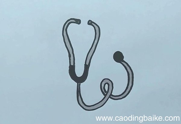 听诊器简笔画