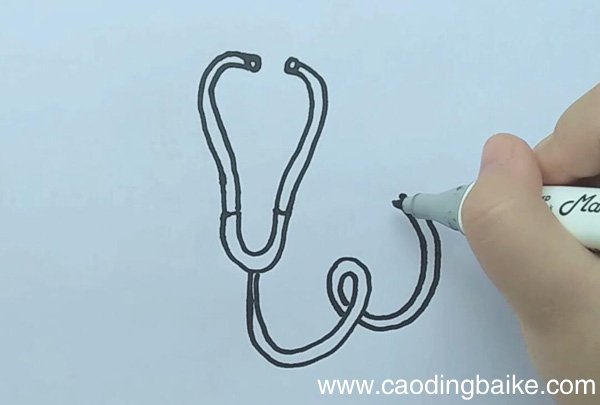听诊器简笔画