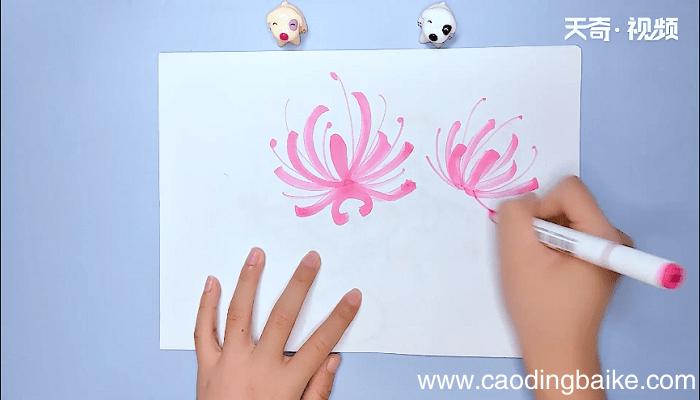 彼岸花的古风简笔画 彼岸花的古风简笔画怎么画