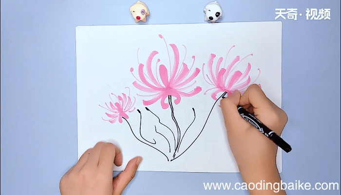 彼岸花的古风简笔画 彼岸花的古风简笔画怎么画