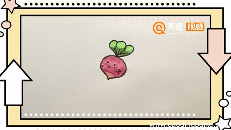 红萝卜简笔画