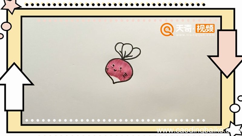 红萝卜简笔画