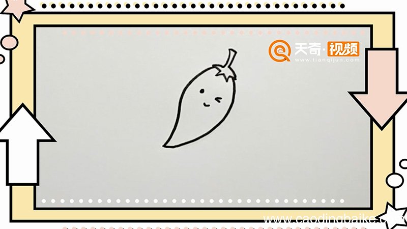红辣椒简笔画
