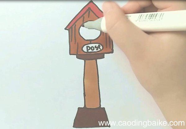 鸟窝简笔画