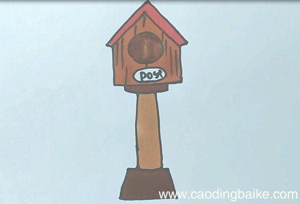 鸟窝简笔画