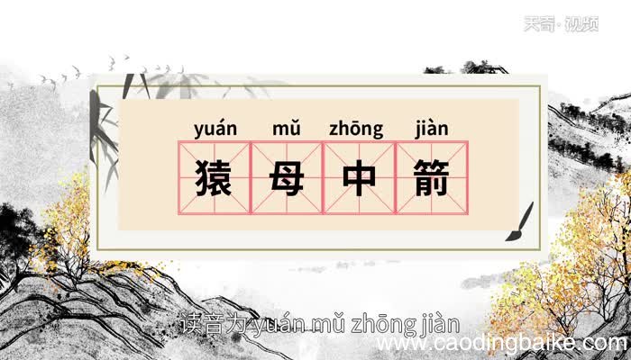 猿母中箭的意思 猿母中箭的出处