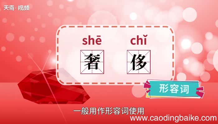 奢侈的意思 奢侈什么意思