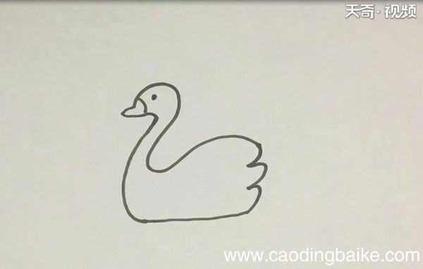 鹅的简笔画