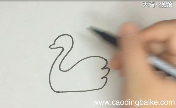 鹅的简笔画