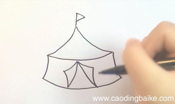 马戏团简笔画