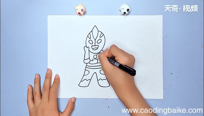 白贝利亚奥特曼可爱简笔画 白贝利亚奥特曼可爱简笔画怎么画
