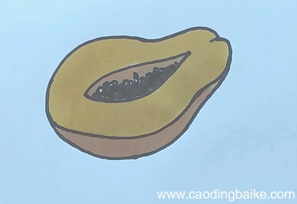 木瓜简笔画