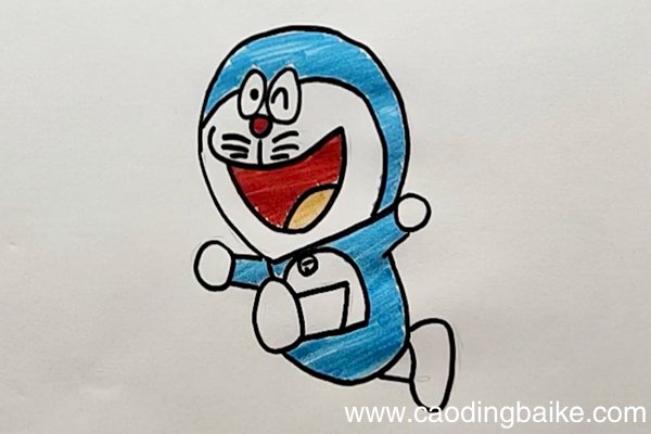 机器猫简笔画