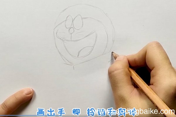 机器猫简笔画