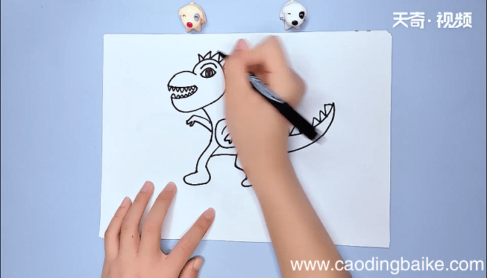霸王龙简笔画 霸王龙简笔画怎么画
