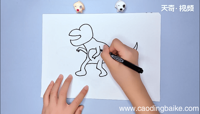霸王龙简笔画 霸王龙简笔画怎么画