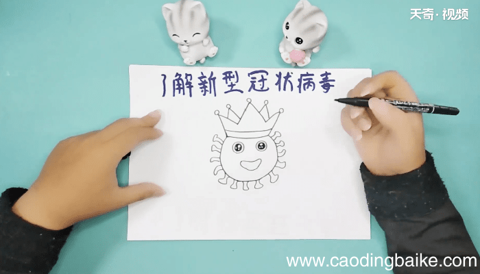 关于了解新型冠状病毒手抄报 关于了解新型冠状病毒画报